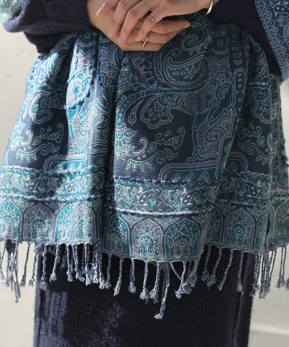 ブージュルード Bou Jeloud インド刺繍ストール