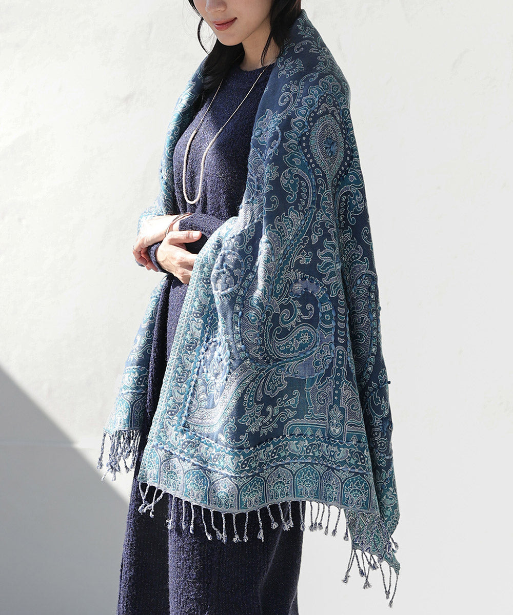 ブージュルード Bou Jeloud インド刺繍ストール