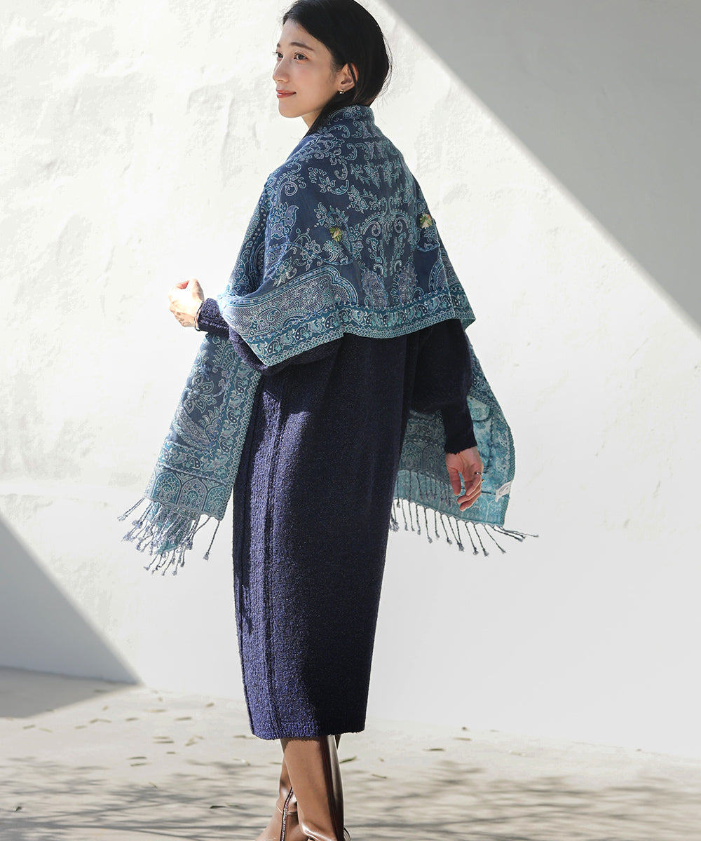 ブージュルード Bou Jeloud インド刺繍ストール