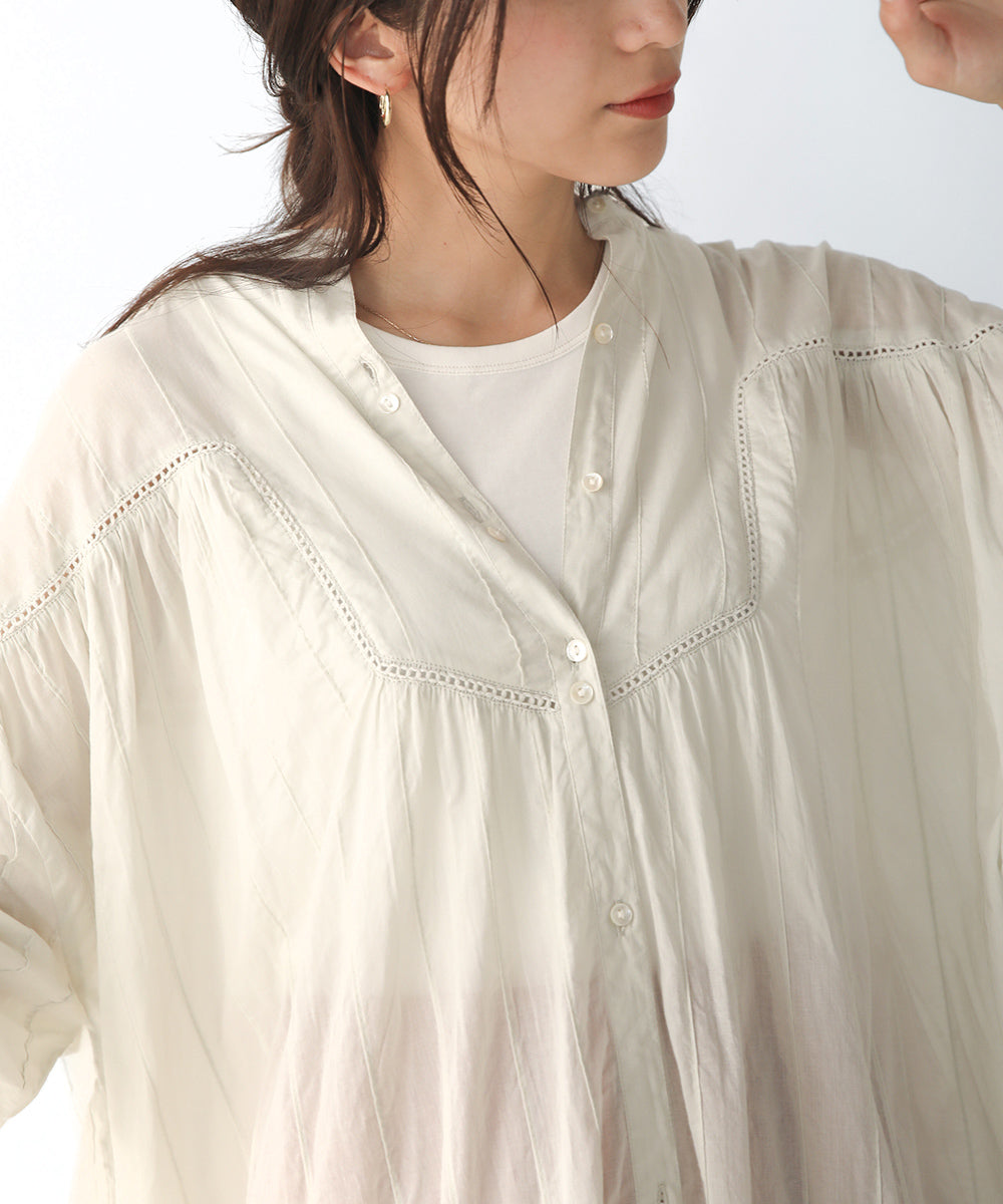 ブージュルード Bou Jeloud インド綿ボイルワンピース