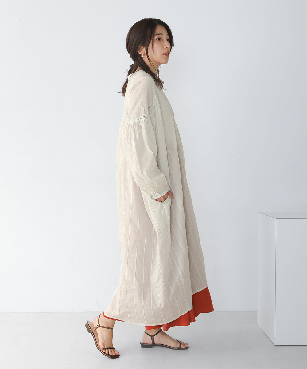 ブージュルード Bou Jeloud インド綿ボイルワンピース