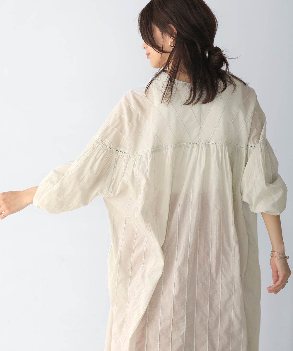 ブージュルード Bou Jeloud インド綿ボイルワンピース