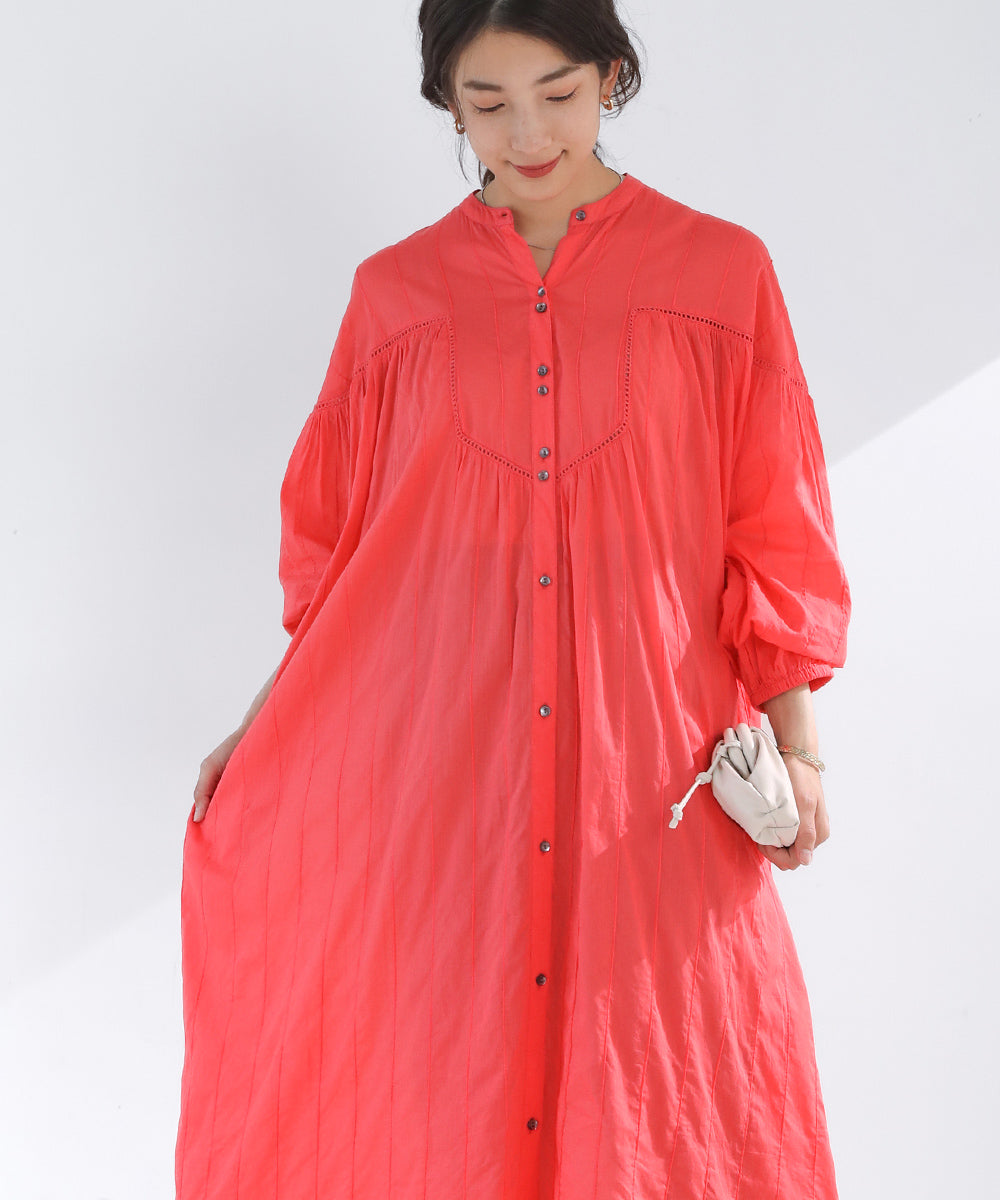 ブージュルード Bou Jeloud インド綿ボイルワンピース