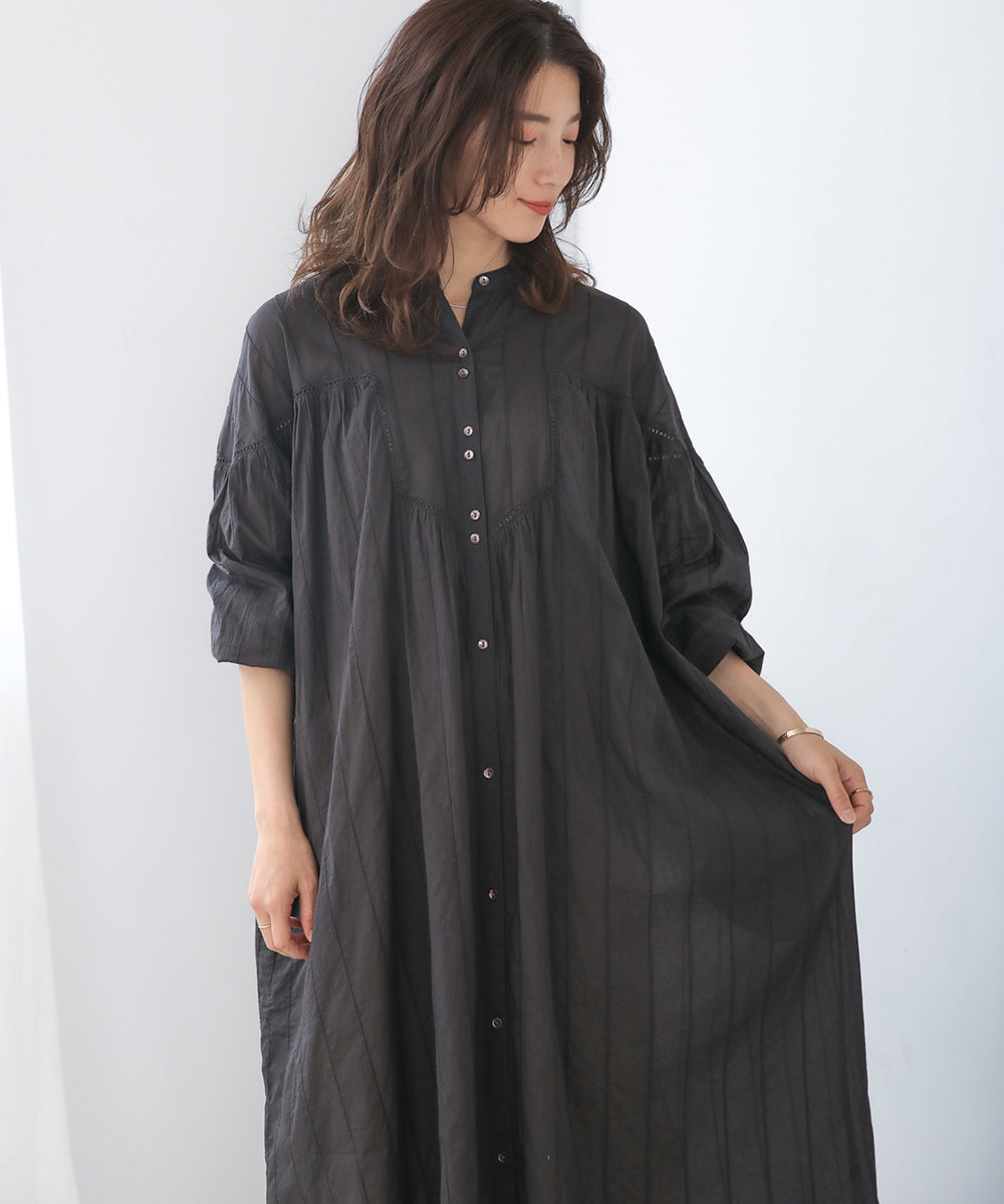 ブージュルード Bou Jeloud インド綿ボイルワンピース