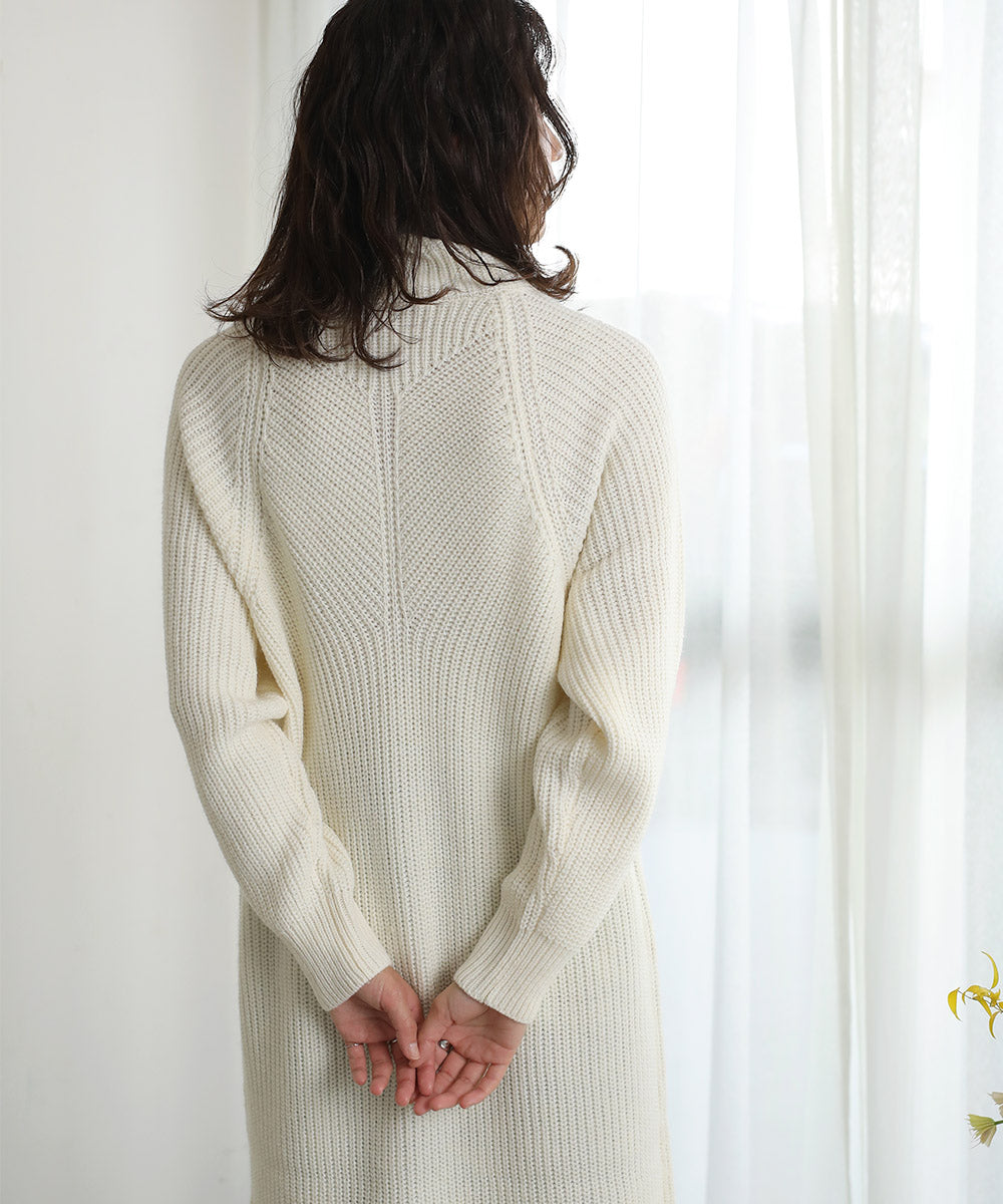 Bou Jeloud Bangladeshi made ribbed high-neck design dress