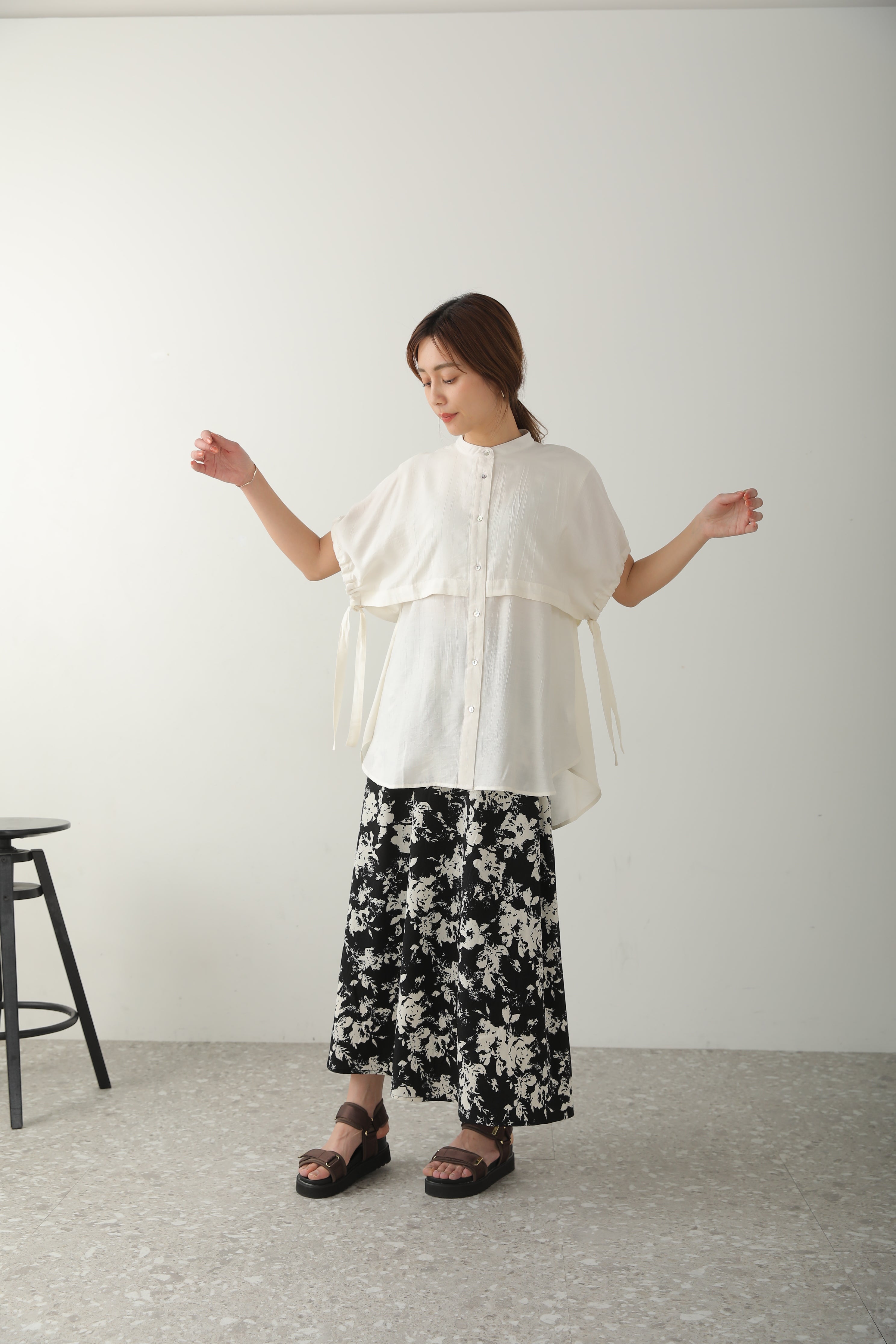 Bou Jeloud Washed Drawstring Tunic