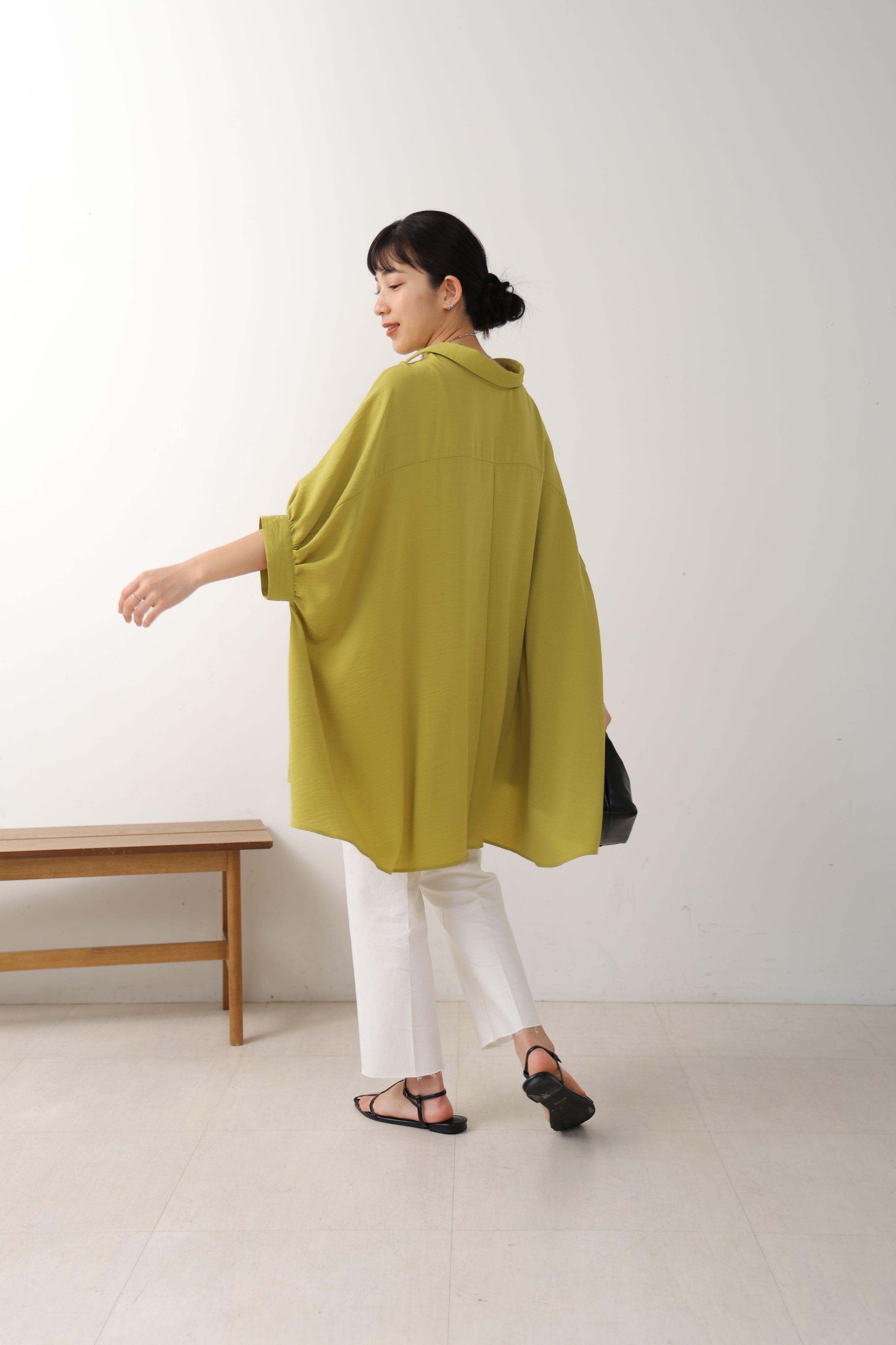 ブージュルード Bou Jeloud 麻ライクシャツTUN