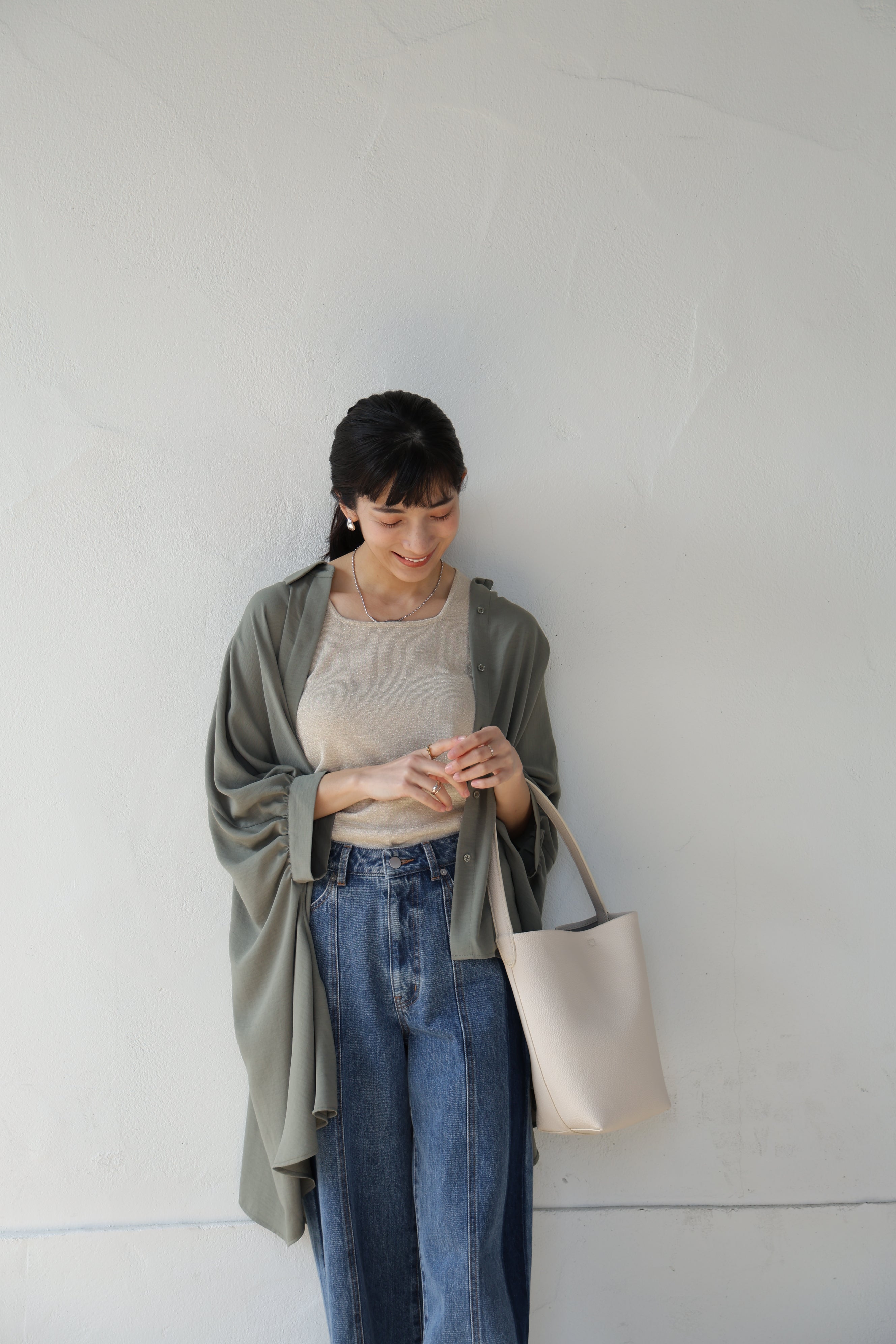 ブージュルード Bou Jeloud 麻ライクシャツTUN