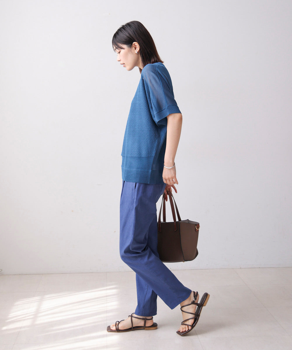 ブージュルード Bou Jeloud サマーニットPO （BLUE） BLUE