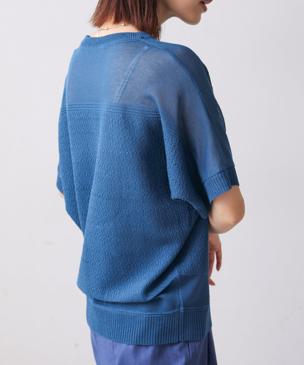 ブージュルード Bou Jeloud サマーニットPO （BLUE） BLUE
