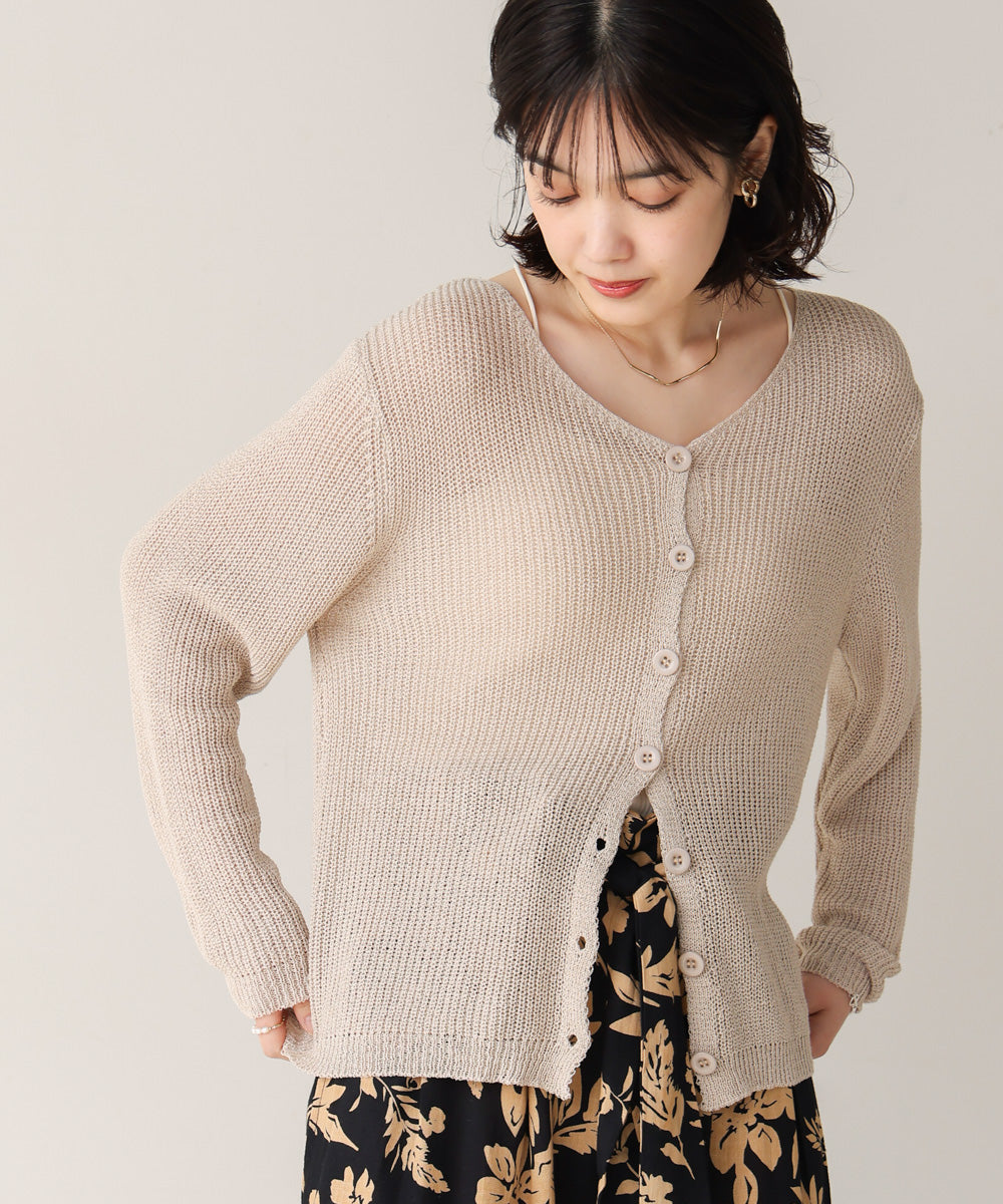 ブージュルード Bou Jeloud サマースラブカーデ （BEIGE） BEIGE
