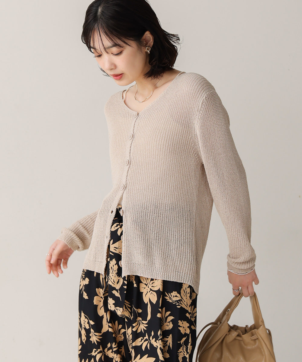 ブージュルード Bou Jeloud サマースラブカーデ （BEIGE） BEIGE