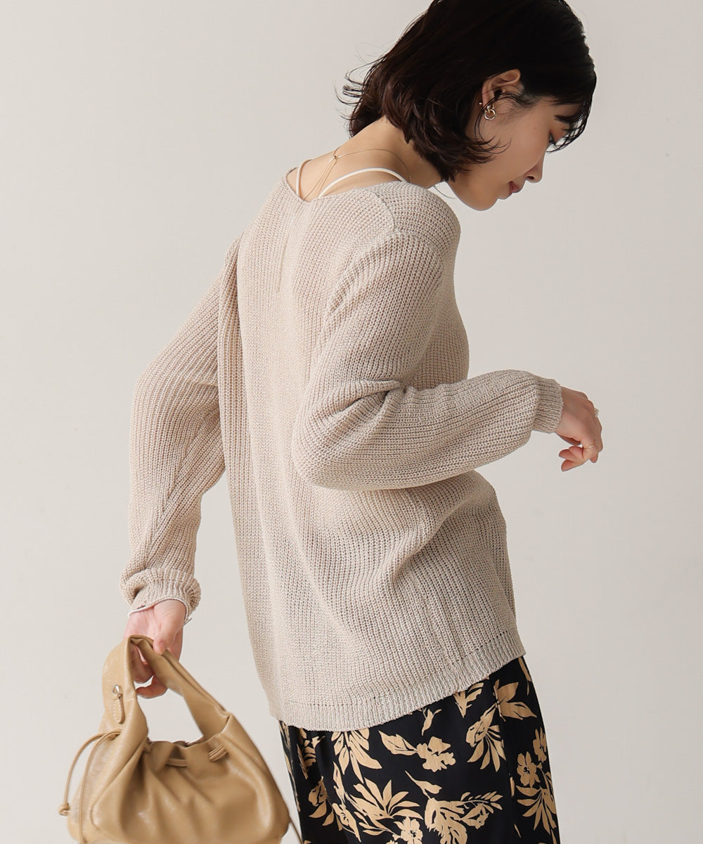 ブージュルード Bou Jeloud サマースラブカーデ （BEIGE） BEIGE