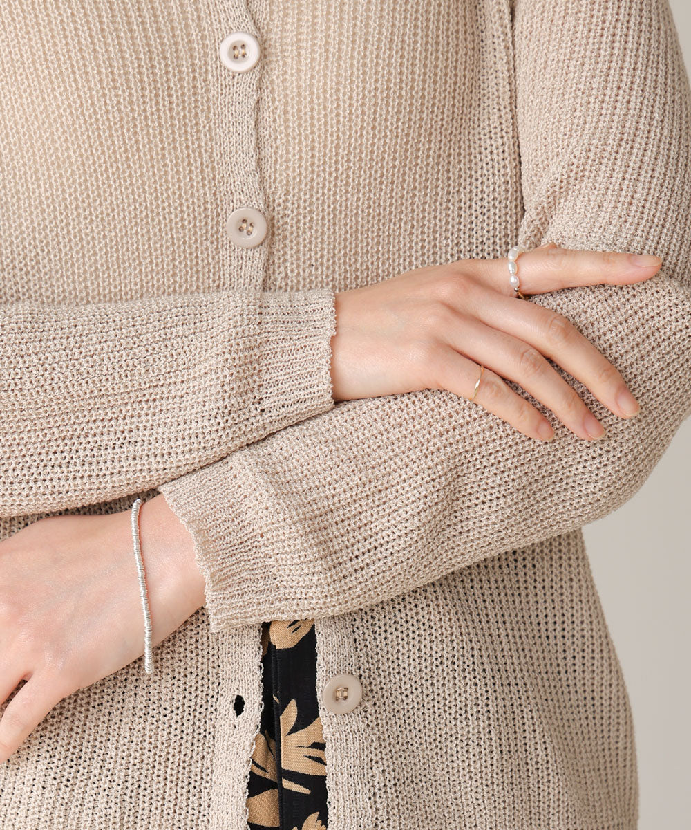 ブージュルード Bou Jeloud サマースラブカーデ （BEIGE） BEIGE