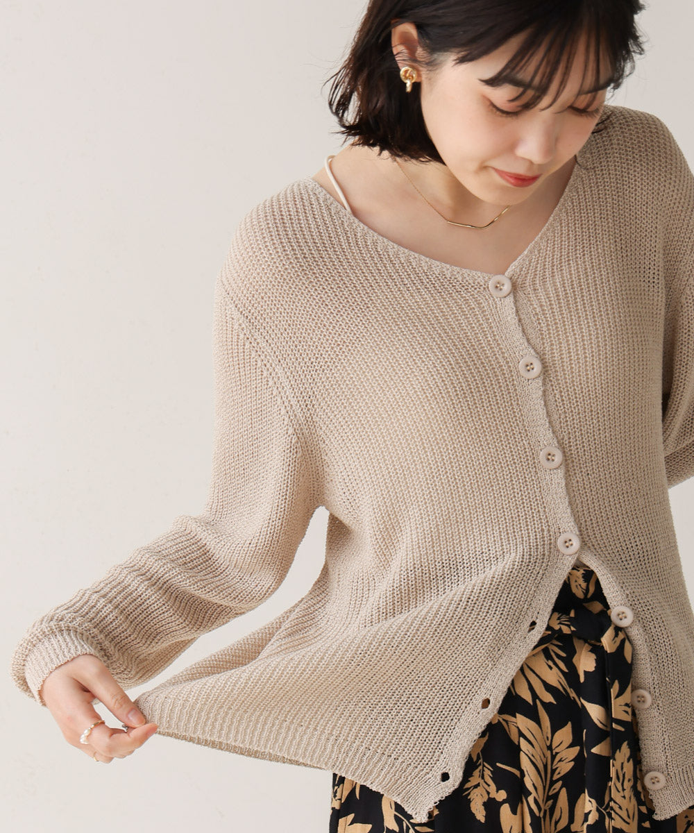 ブージュルード Bou Jeloud サマースラブカーデ （BEIGE） BEIGE