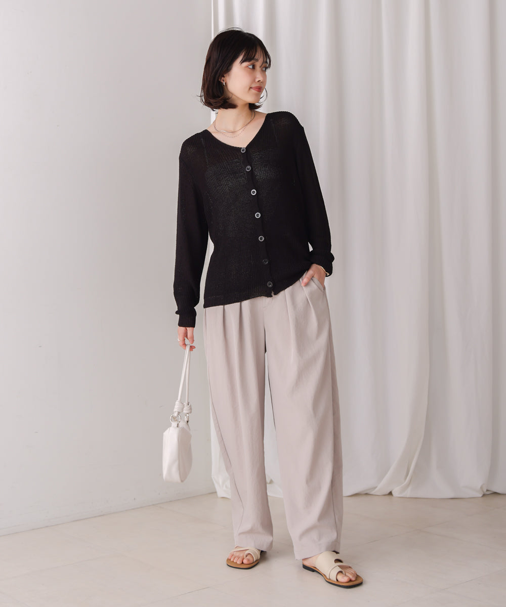 ブージュルード Bou Jeloud サマースラブカーデ （BLACK） BLACK
