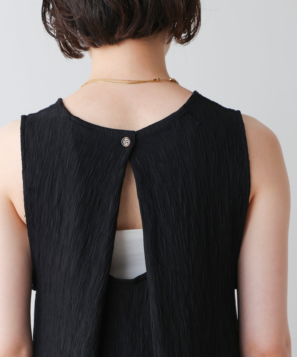 ブージュルード Bou Jeloud シャーリングカットワンピース （BLACK） BLACK