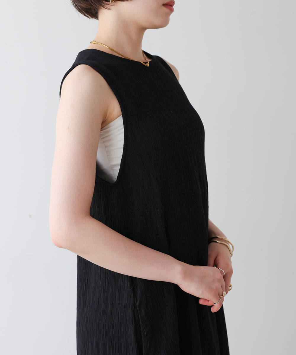 ブージュルード Bou Jeloud シャーリングカットワンピース （BLACK） BLACK