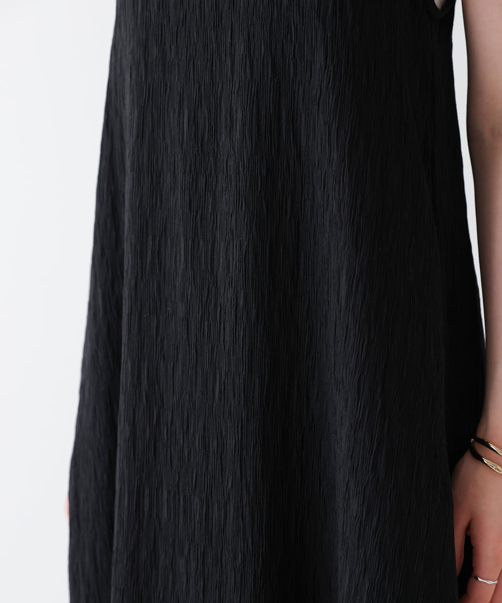 ブージュルード Bou Jeloud シャーリングカットワンピース （BLACK） BLACK