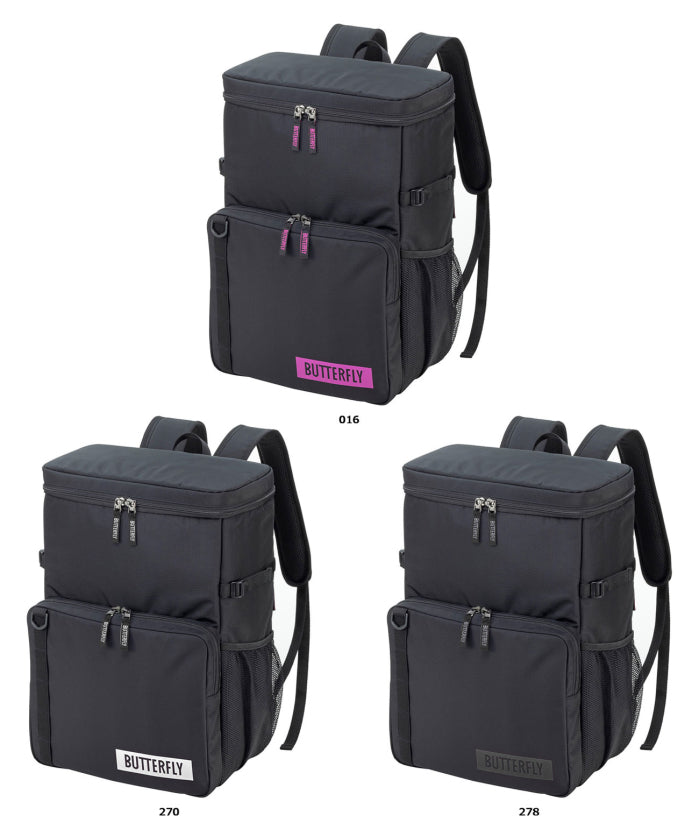 Butterfly BUTTERFLY Butterfly Table Tennis Mobilitas Backpack Rucksack Backpack Box Type Large Capacity Water-Repellent PC Storage Bag Self-Standing 6