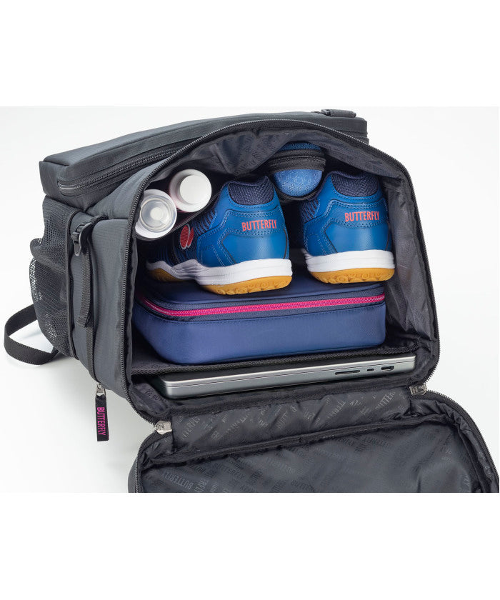 Butterfly BUTTERFLY Butterfly Table Tennis Mobilitas Backpack Rucksack Backpack Box Type Large Capacity Water-Repellent PC Storage Bag Self-Standing 6