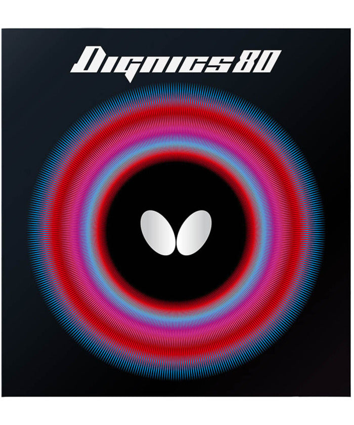 Butterfly BUTTERFLY Butterfly Table Tennis DIGNICS 80 rubber Soft Back High Tension High Performance