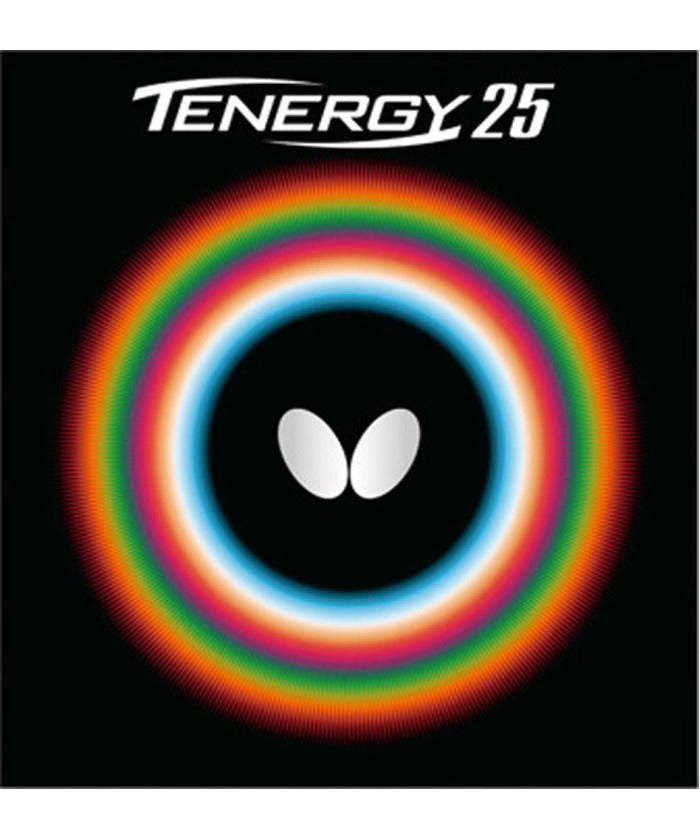 Butterfly BUTTERFLY Butterfly Table Tennis Tenergy 25 Table Tennis rubber Soft Back High Tension Spin