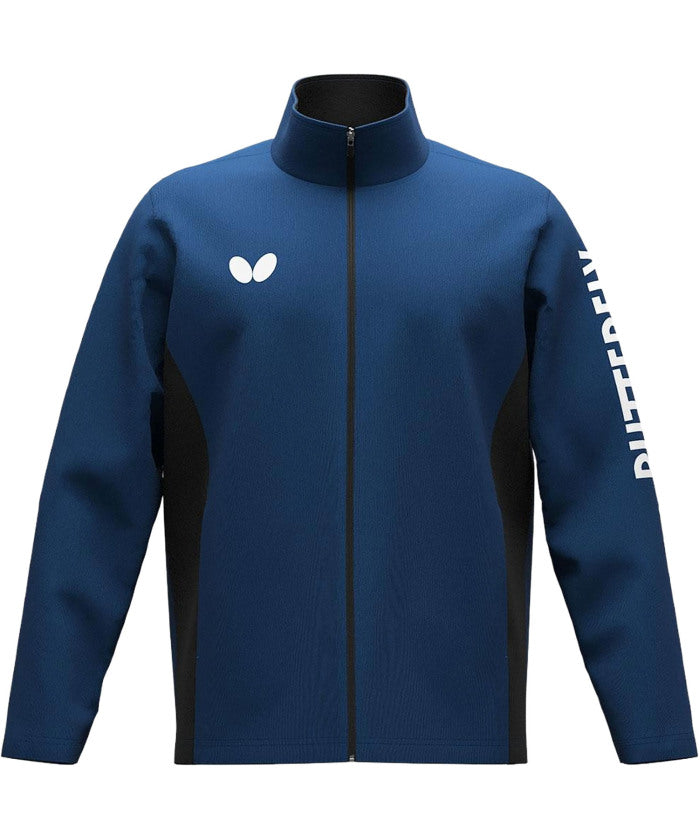 バタフライ BUTTERFLY バタフライ Butterfly 卓球 ワイザー ジャケット ジャージ トップス 上着 ウエア メンズ レディース 男性 女性 ストレッチ トレーニ （193 ダークブルー） 193 ダークブルー