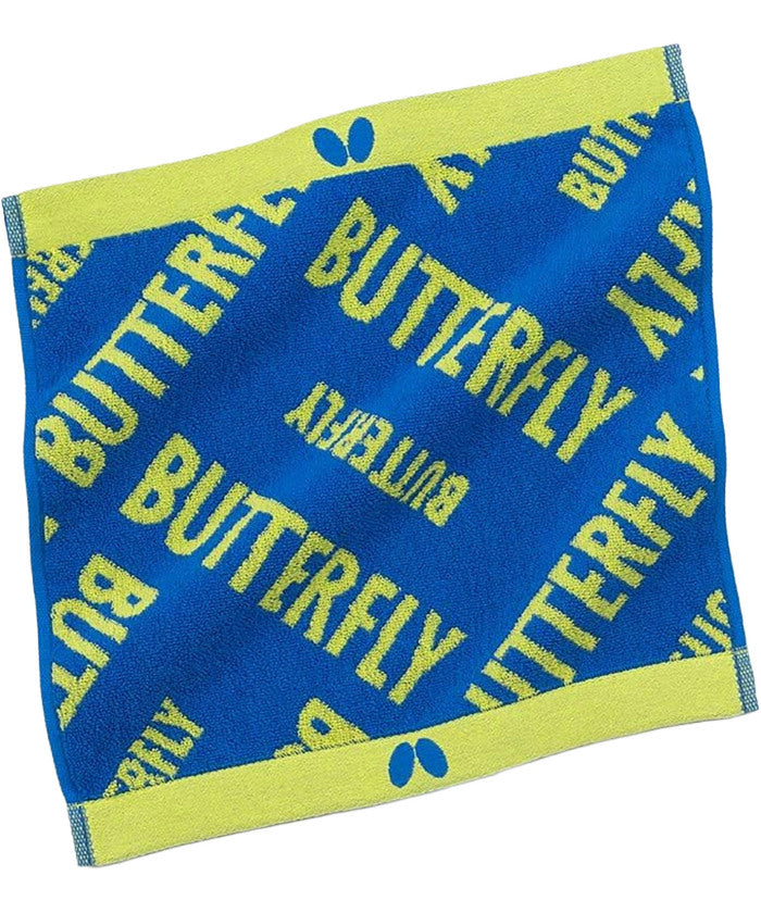 バタフライ BUTTERFLY バタフライ Butterfly 卓球 ラミック ハンドタオル 綿 ハンカチ パイル生地 汗拭き 部活動 クラブ サークル 練習 試合 大会 プレゼ （183 ロイヤルブルー） 183 ロイヤルブルー