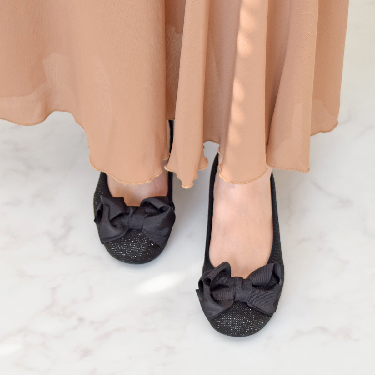 ブリジットバーキン ウォーク Bridget Birkin Walk グログランリボンウォーキングパンプス （ブラック） ブラック