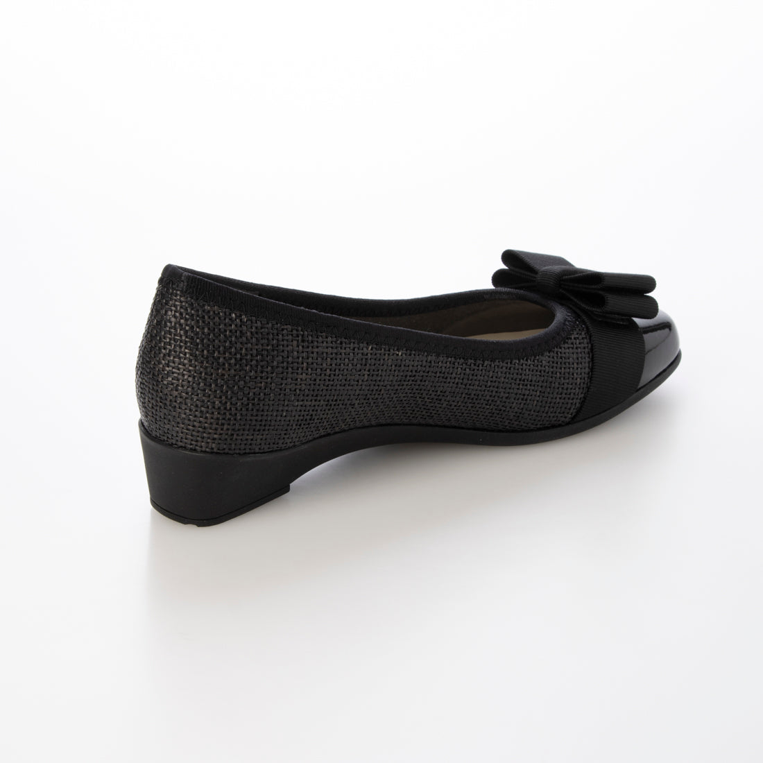 ブリジットバーキン ウォーク Bridget Birkin Walk グログランリボン切替ウォーキングパンプス （ブラックコンビ） ブラックコンビ