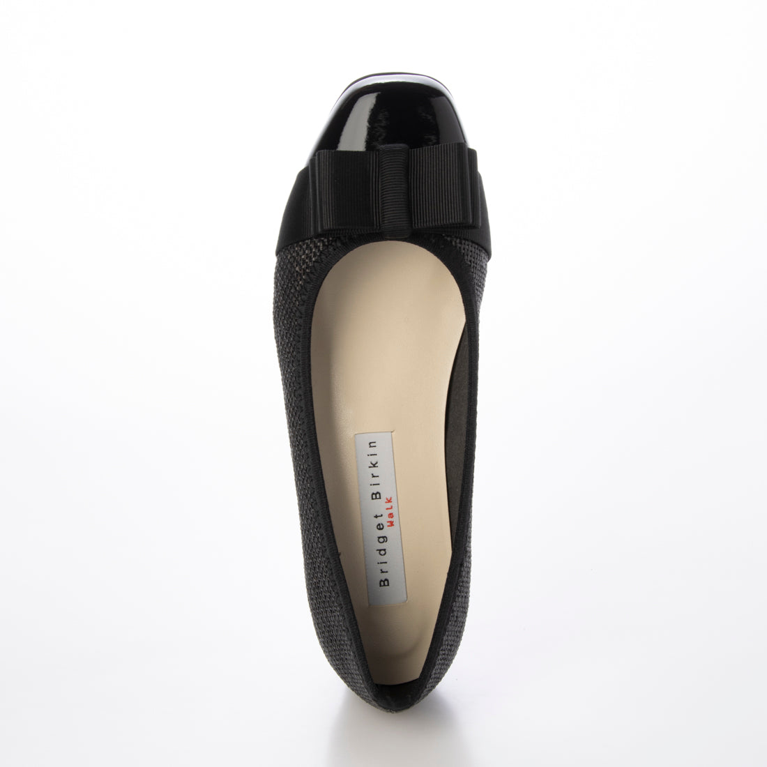 ブリジットバーキン ウォーク Bridget Birkin Walk グログランリボン切替ウォーキングパンプス （ブラックコンビ） ブラックコンビ