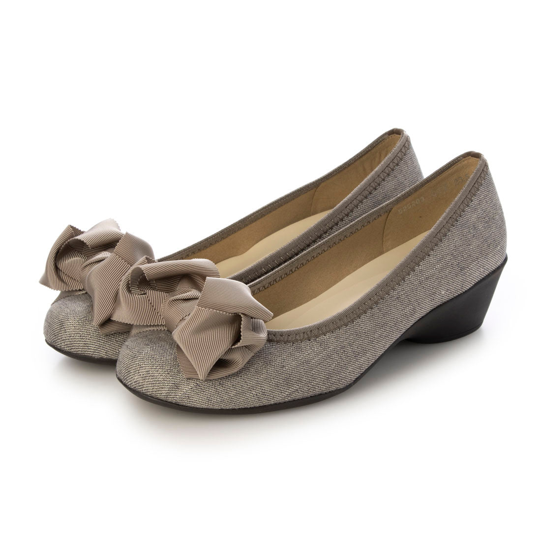 ブリジットバーキン ウォーク Bridget Birkin Walk グログランリボンウォーキングパンプス （グレー雑材） グレー雑材
