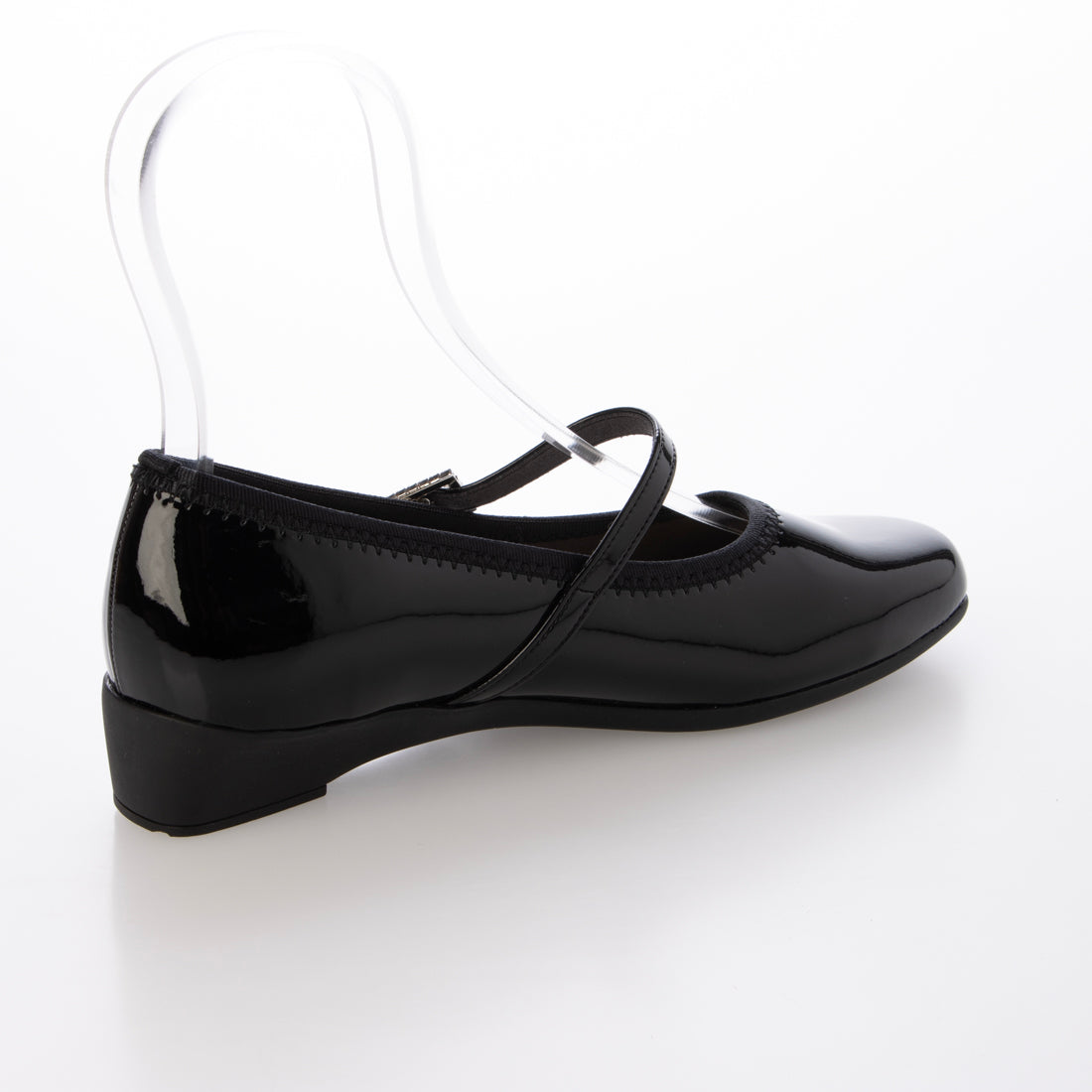 ブリジットバーキン ウォーク Bridget Birkin Walk ビジューストラップコンフォートパンプス （ブラックエナメル） ブラックエナメル