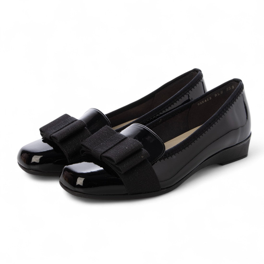 ブリジットバーキン ウォーク Bridget Birkin Walk スクエアオペラコンフォートシューズ （ブラックエナメル） ブラックエナメル