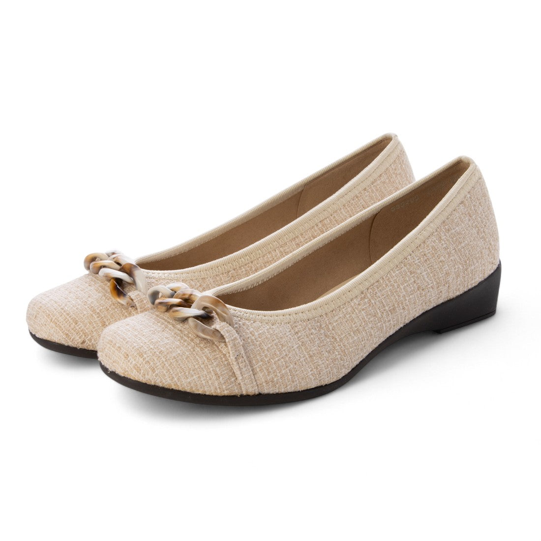 ブリジットバーキン ウォーク Bridget Birkin Walk アクリルチェーンウォーキングパンプス （アイボリー雑材） アイボリー雑材