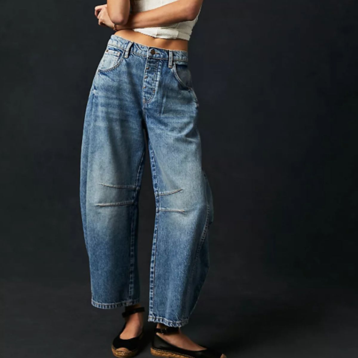 ベルシー Belle Cie バレルレッグ デニムパンツ ジーンズ ジーパン ズボン ボトム レディース 韓国ファッション おしゃれ 人気 美脚 かっこいい シンプル カーブ