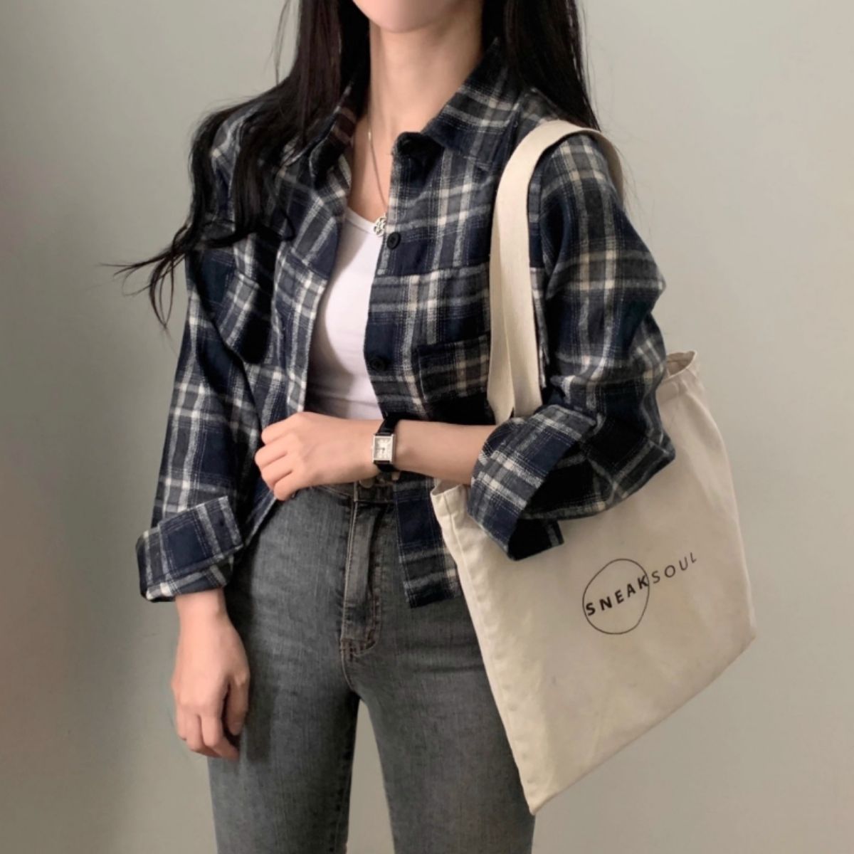 ベルシー Belle Cie シャツ 長袖 チェック クロップド丈 ショート丈 羽織り 春秋 冬 レディース 韓国ファッション 大人カジュアル くすみカラー チェックシャツ 短丈 （ベージュ） ベージュ