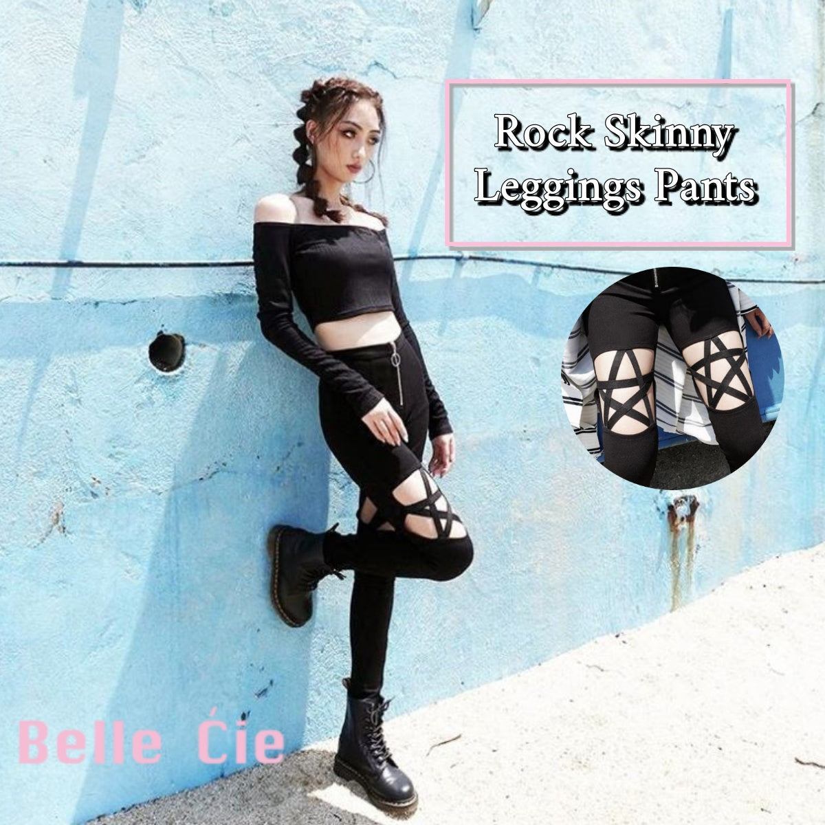 Belle Cie leggings, peggings, women's, crazy cut, leggings, skinny, stretch pants, trousers, stretch skinny, rock, cool, bottoms, 20s, 30s, 40s, 50s, spring clothes, tight, trousers