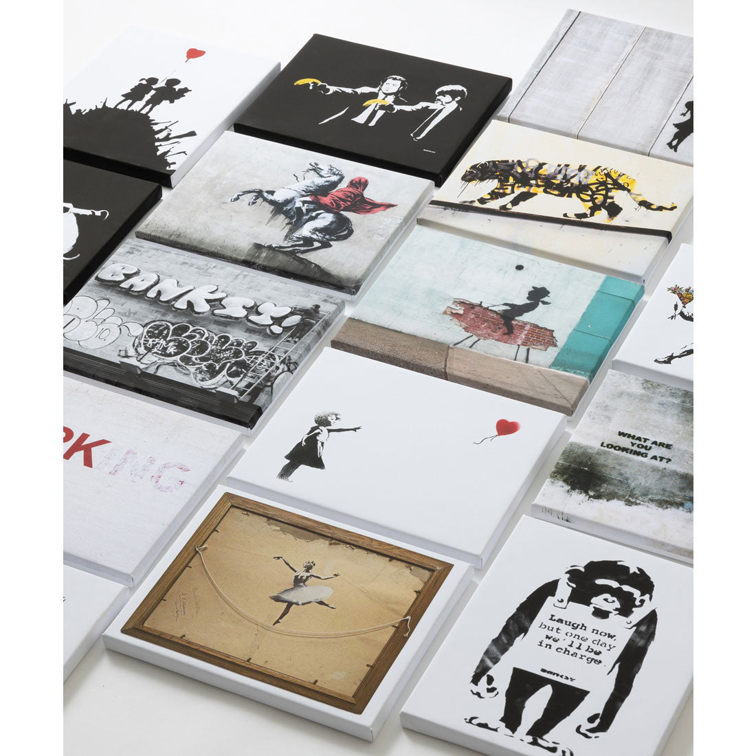 バンクシー Banksy バンクシー 小さめ アートキャンバスパネル （その他9） その他9