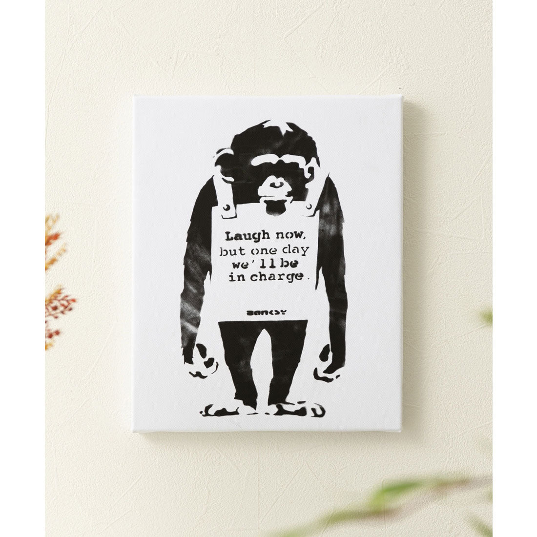 バンクシー Banksy バンクシー 小さめ アートキャンバスパネル （その他16） その他16
