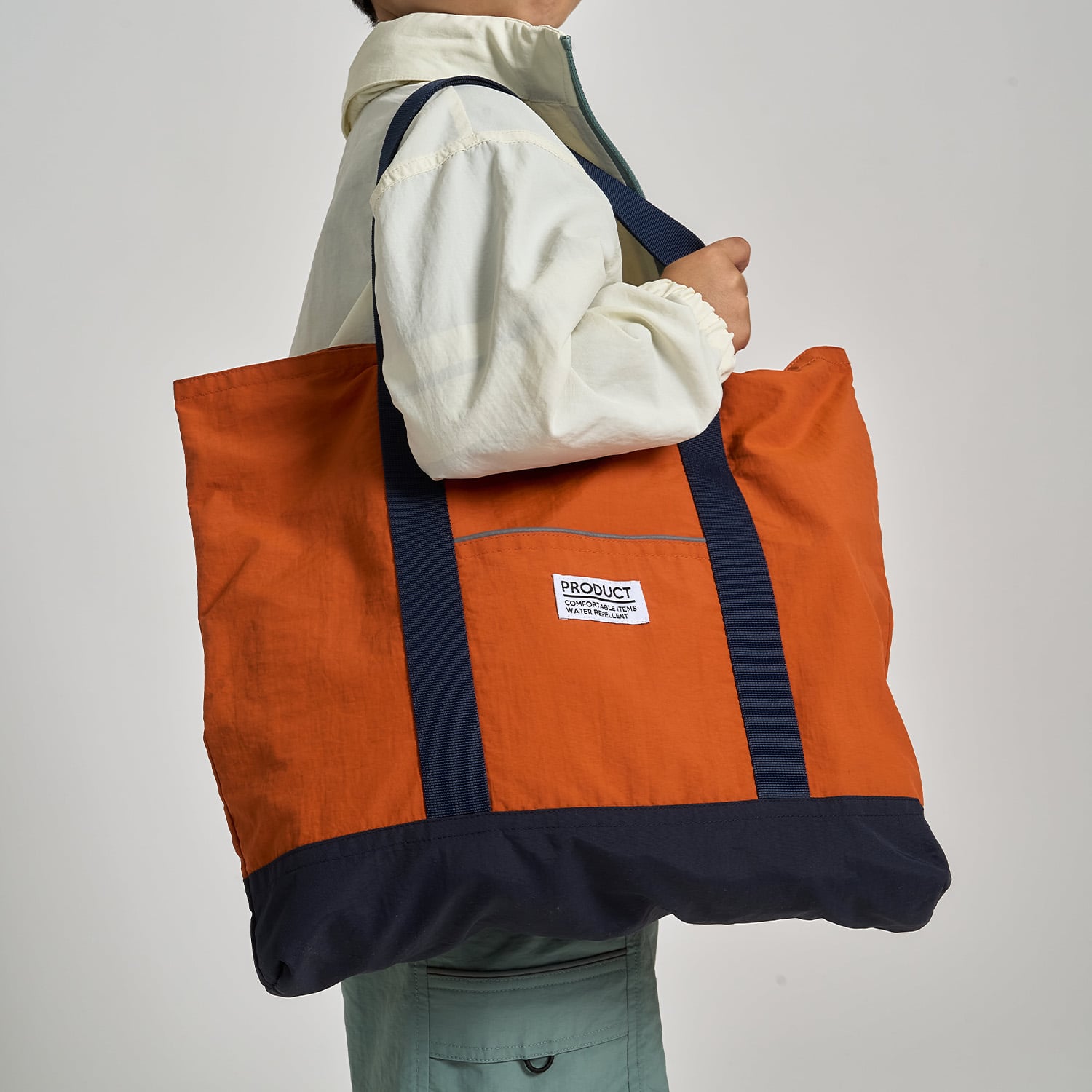 ビールーム b.ROOM 【スクール対応】【撥水・防汚・耐久・UV】レッスンバッグ(反射シート付き) （黒） 黒