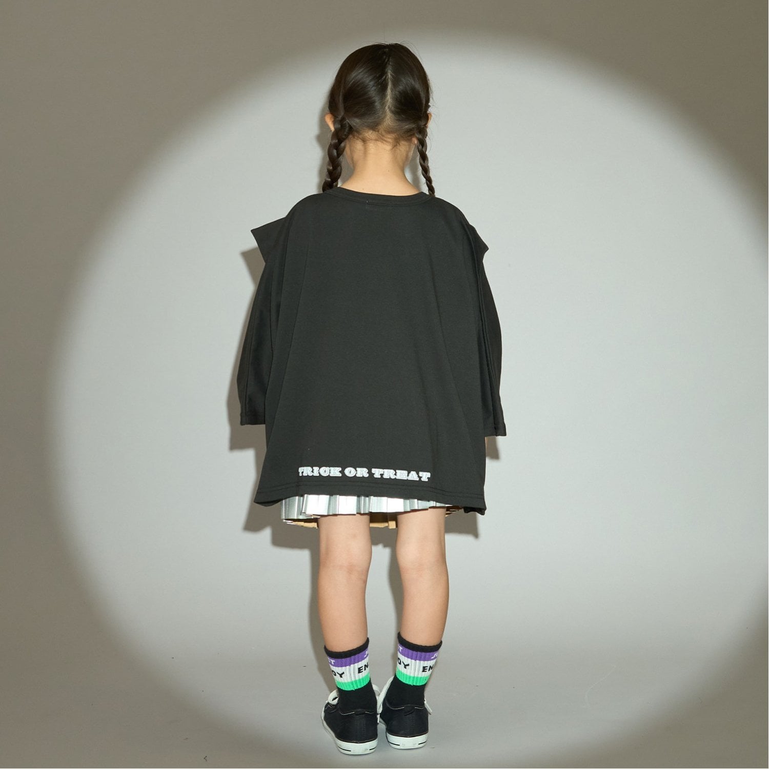 ビールーム b.ROOM 【カイテキ天竺】変形Tシャツ （黒） 黒