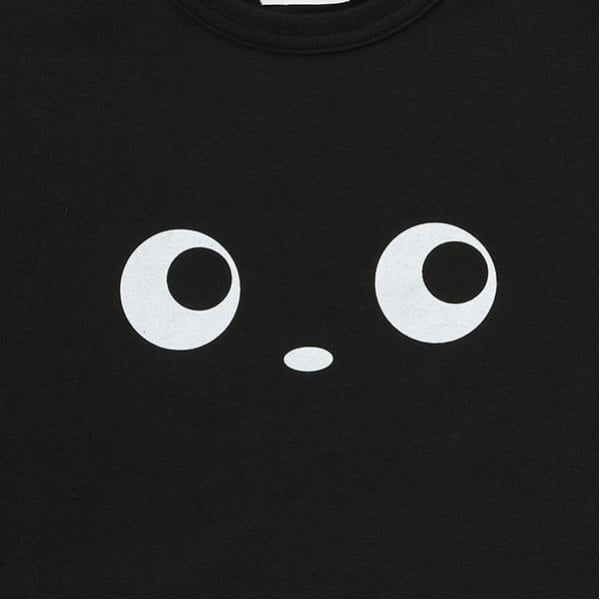 ビールーム b.ROOM 【カイテキ天竺】変形Tシャツ （黒） 黒