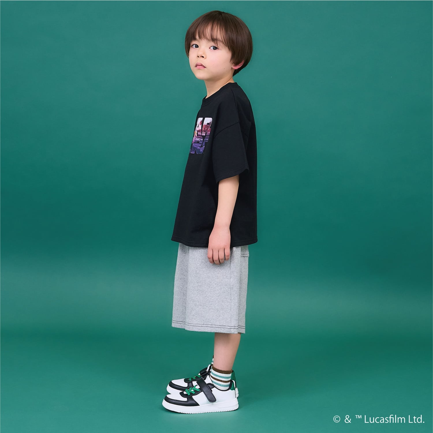 ビールーム b.ROOM 【STAR WARS】【防汚・吸水速乾・UV】【カイテキ天竺】ロゴプリントトBIGTシャツ （オフ ホワイト） オフ ホワイト