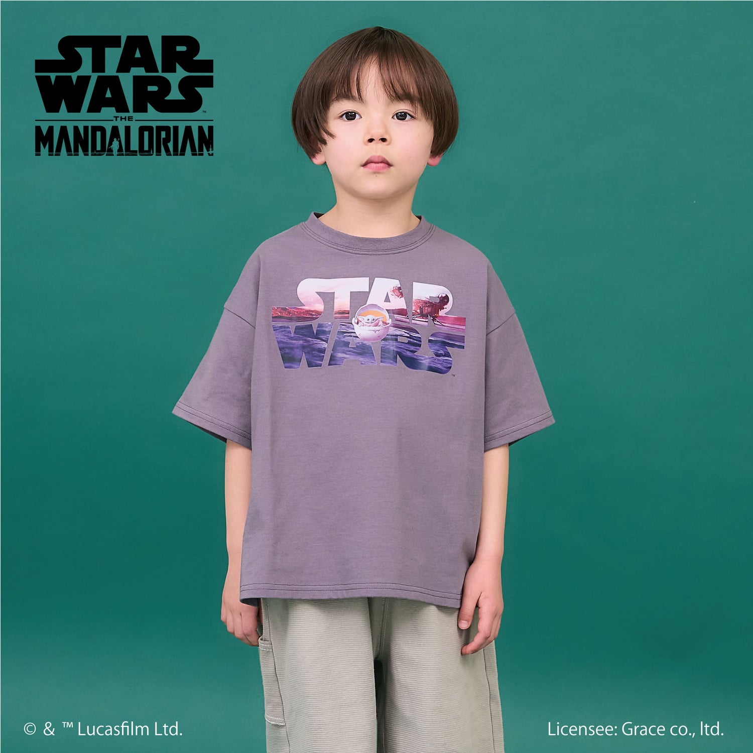 ビールーム b.ROOM 【STAR WARS】【防汚・吸水速乾・UV】【カイテキ天竺】ロゴプリントトBIGTシャツ （オフ ホワイト） オフ ホワイト