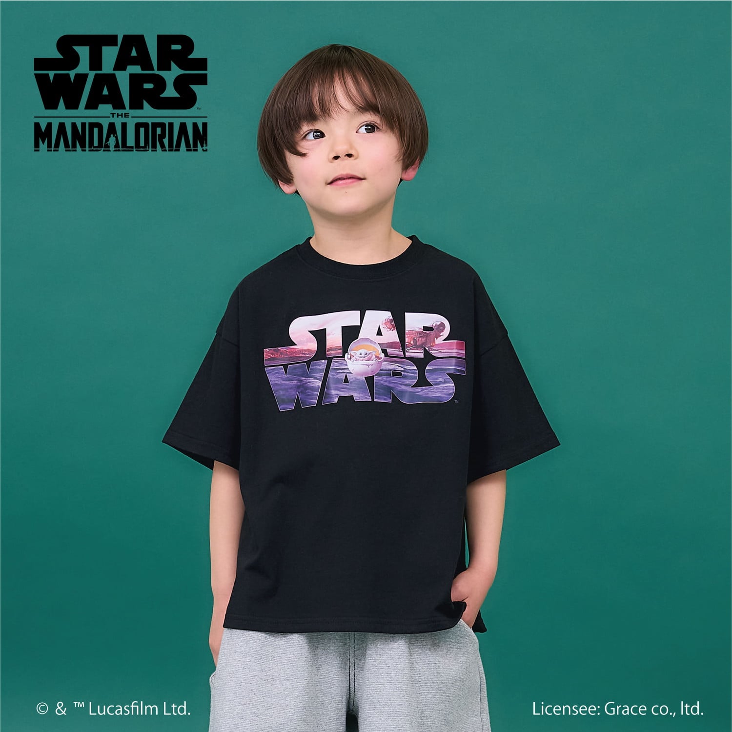 ビールーム b.ROOM 【STAR WARS】【防汚・吸水速乾・UV】【カイテキ天竺】ロゴプリントトBIGTシャツ （オフ ホワイト） オフ ホワイト