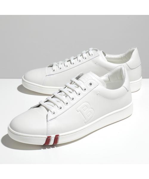 バリー BALLY BALLY  スニーカー ASHER ローカット バリーストライプ （WHITE/ホワイト） WHITE/ホワイト