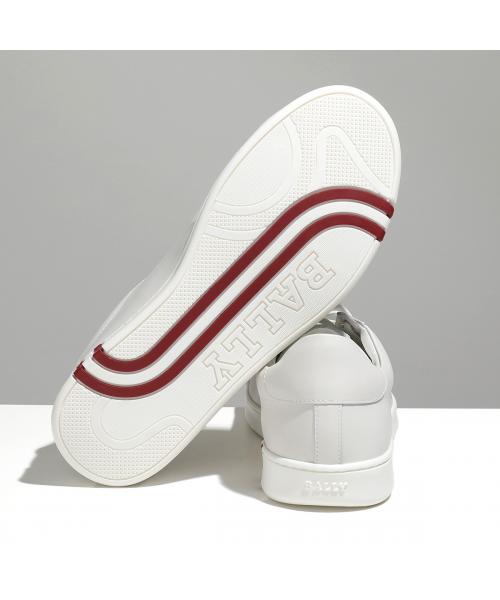 バリー BALLY BALLY  スニーカー ASHER ローカット バリーストライプ （WHITE/ホワイト） WHITE/ホワイト