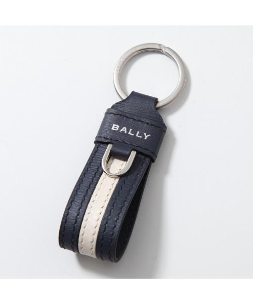 バリー BALLY BALLY キーリング RBN STR KEYFOB リボン MLK00R VT443 （U507P/MIDNIGHT/ネイビー） U507P/MIDNIGHT/ネイビー